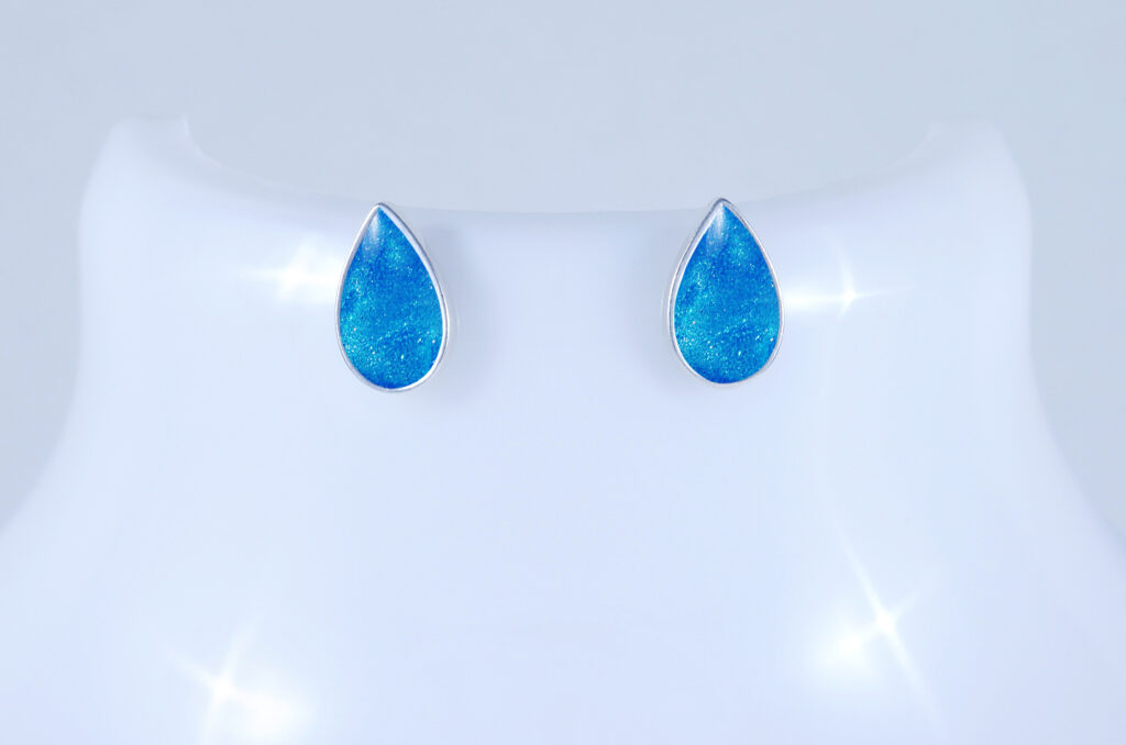 Tear Drop Earrings - Image 4