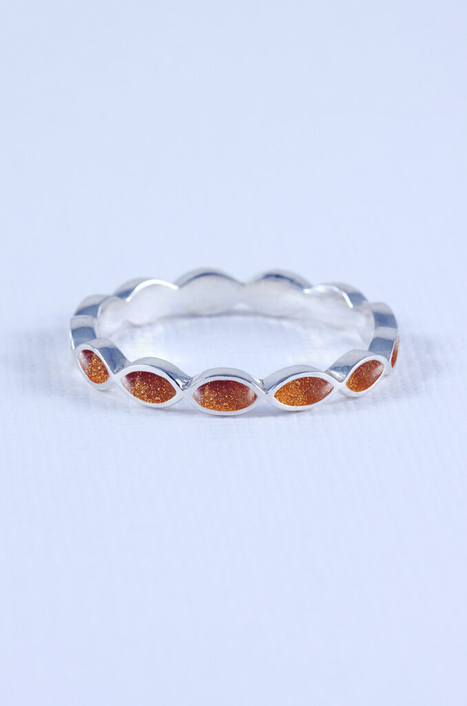 Vintage Unbrand Angel Ring – Silver Plated, Adjustable Size – 8x10 Bezel – Pack Of 3